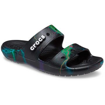 Sandalias Crocs Classic Out of this World Mujer Negros | Mexico 0547QMAZ